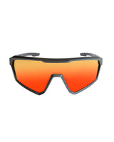MATT BLACK FRAME WITH RED REVO LENS