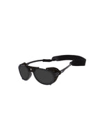 BLACK FRAME WITH SMOKE LENS