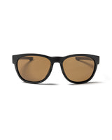 MATT BLACK FRAME WITH BROWN LENS